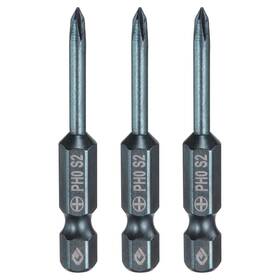 Harfington Hta250215hh000065 3pcs #0 Phillips Screwdriver Bit Ph0 1/4 Inch X 2 0.12 Blue