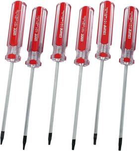 Zq231229-1031 Harskiyer 6 Pc Security Torx Screwdriver Set With Magnetic Tip T4 T5 T6 T7 T8 T9 Cr-v Ste