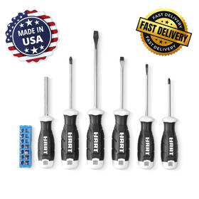 Hart 313099696680 17-piece Magnetic Screwdriver Set With Comfort Grip