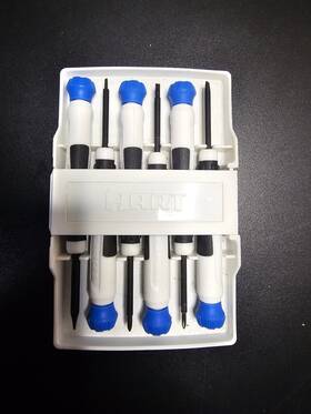 Hhsdp001 Hart 6-piece Precision Screwdriver Set Phillips Slotted Comfort Grip