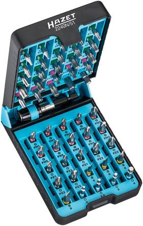 2240n Hazet 000896187607 2240n/51 51 Piece Screwdriver Bit Set