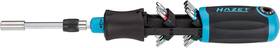 810r-4 Hazet 000896239665 Bit Ratchet Screwdriver I Integrated Holder Magazine With 12 Bits