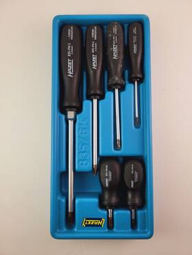 835-ph Hazet 835-ph/6k Vintage 6 Piece Set Of Phillips Screwdrivers Made In Germany