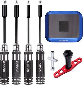 66-10484 Hobbypark Hex Nut Driver Set Hexagonal Head Drivers 4.0 5.5 Blue Black
