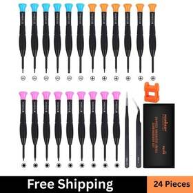 Hord 726084947122 24pc Mini Precision Screwdriver Set Magnetic Torx Star Eyeglass Phone Watch Pc Hord 726084947122 24pc Mini Precision Screwdriver Set Magnetic Torx Star Eyeglass Phone Watch Pc