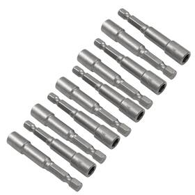 Zc202308142323 Hordion 10 Pcs 1/4 Inch/ 6mm Hex Nut Driver Magnetic Extension Socket Drill Bit Holder