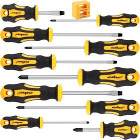 Horusdy 313115375346 11-pieces Magnetic Screw Driver 5 Phillips And Flat Head