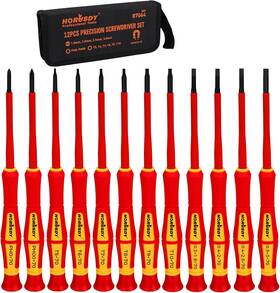 87064 Horusdy 12-piece Precision Screwdriver Set 1000v Insulated Electrician Screwdri