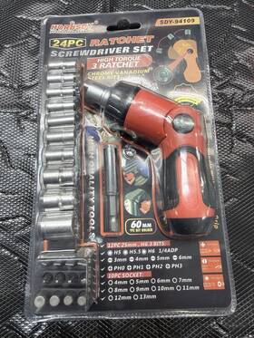 Sdy-94110 Horusdy Professional Tools 1 Ratchet 60 Mm &screwdriver 24 Piece Socket Set