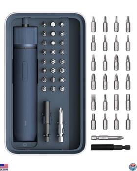 B0blmq8bxb Hoto Cordless Electric Screwdriver Kit 25 Bits 3.6v Rechargeable Led Light 3