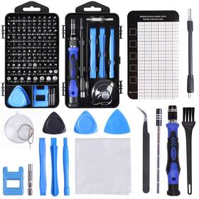 Hpfix 723509443030 Precision Screwdriver Sets 124-piece Computer Tool Kit With 101 Bits Magnetic