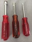 Hs-16 14 8 Xcelite Nut Drivers Hollow Shaft Red Or