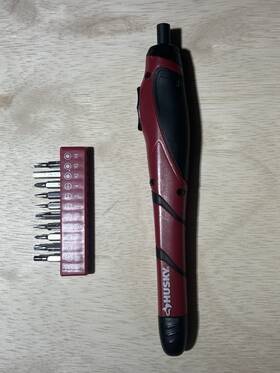 010-039-hky Husky 13 Pcs. Powertek Precision Screwdriver Set - Battery
