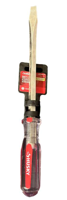 1000014582 Husky Square Shaft Standard Slotted Screwdriver 3/8 In X 8