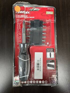 232360180 Husky - Multi-bit Screwdriver With 37 Tips