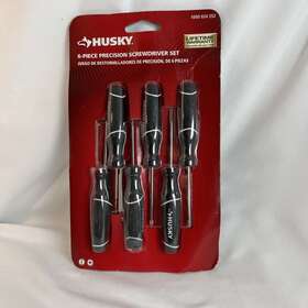 246300060 Husky New Precision Screwdriver Set 6-piece