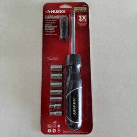 388696 Husky 21 Piece Ratcheting Screwdriver Set