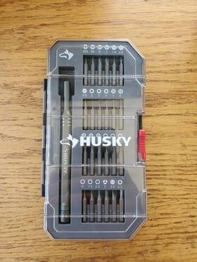432360240 Husky Precision Driver Kit 25 Piece Bit With Pentalobe Bits