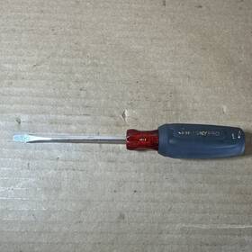 544-926 Husky 544-605 Pro Screwdriver 3/16 Inch Flat / Slotted Cushion Grip Made In Usa