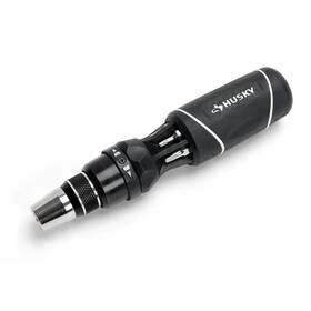 Husky 705353942433 12 In 1 Quick Load Ratcheting Screwdriver