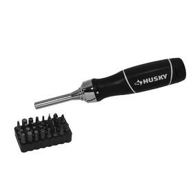 Husky 716609410169 Ratcheting Screwdriver Set 30-piece