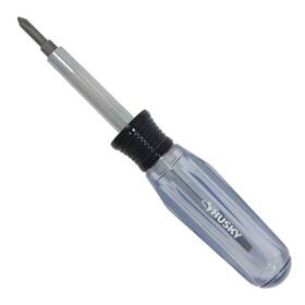 Husky 785533595260 6 In 1 Reversible Screwdriver Flat Head And Phillips