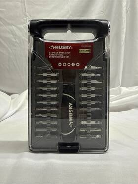 Husky 942629278245 23 Pc Precision Ratcheting Screwdriver Set - Missing One Piece