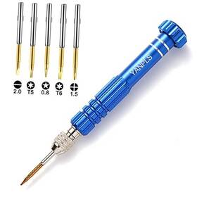 Whyjmlsd-05 Hxzlln Small Watch Eyeglass Screwdriver Set Micro Precision Repair Blue
