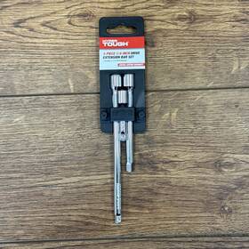 5806 Hyper Tough 1/4-inch Drive Extension Bar Set 3-sizes Model New