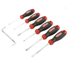 Hyper Tough 820909823599 New Heavy-duty 7 Full Size Steel Philips Slotted Screwdriver Offset