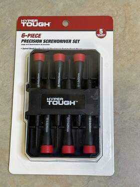 Hyper Tough 889526202651 6 Piece Precision Screwdriver Set