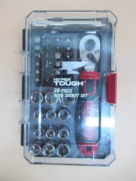 Gp3088434 Hyper Tough 889526289379 38 Piece Socket And Screwdriver Bit Set Ts99917a