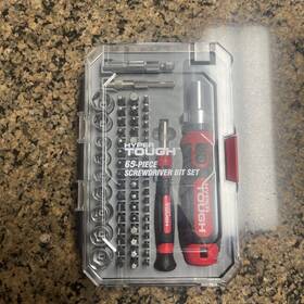 Hyper Tough 889526326975 65 Piece Screwdriver Bit Set - New Free Shipping