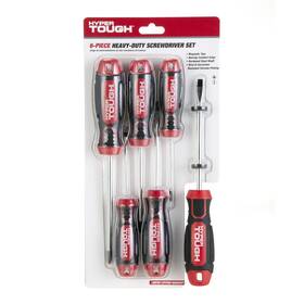 Hyper Tough 889526437718 6-piece Magnetic Screwdriver Set Slotted And Phillips New Hyper Tough 889526437718 6-piece Magnetic Screwdriver Set Slotted And Phillips New
