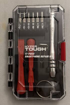 8952628960 Hyper Tough - Smart Phone Repair Tool Kit 17 Piece Set