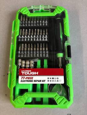 Ts85137a Hyper Tough Smart Phone Laptop Tablet Electronic Tool Kit 77-piece Repair Set