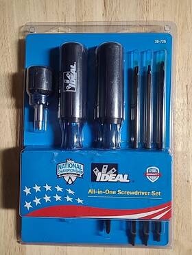 30-726 Ideal Ph/sl/sq/nut Driver All-in-one Screwdriver Set 11 Pcs