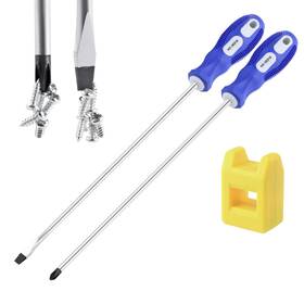 Eerdd6 Iebuobo Slotted And Phillips Screwdriver Ph2 12 Inch Long Blue