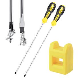 Lsd10 Iebuobo 10-inch Long Screwdriver Magnetic Tip Cross Head Flat No.2 Screw