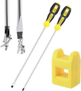 Iebuobo Lsd4 Slotted And Phillips Screwdriver Ph2 12 Inch Long With Magnetizer/demag