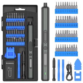 Ilevar 796520685475 50-in-1 Electric Precision Screwdriver Set - Mini Cordless Repair Tool For Ey