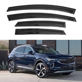 816301 Immortal Group Ig Window Visors Fit For 2021-2023 Buick Envision Black