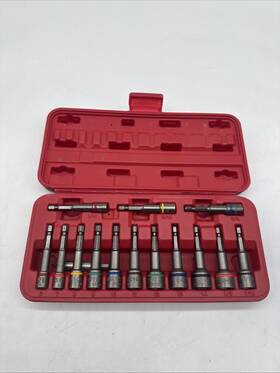 9933 Impact Sunex 14pc. Ready Magnetic Nut Setters Set Sae/mm