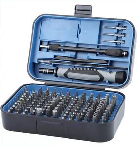 Inland 445024276292 Precision Screwdriver Set 130 In 1 Electronics Tool Kit With 120 Bits Magnetic