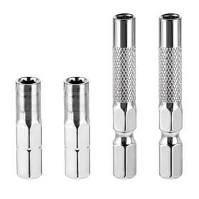 Ktvmdnf8 Innohhustle 617770 1 1/4 To 4mm Bit Adapter Hex Screw Driver Magnetic Medium Silver