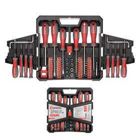 Intertool 822203363009 63 Pcs Screwdriver Set Magnetic Tips Storage Cabinet Case And Wall Mount High