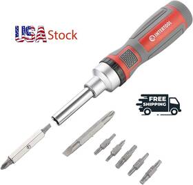 Vt08-3376 Intertool 19-in-1 Ratcheting Screwdriver Set Multi-bit
