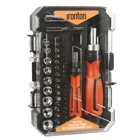 5710853 Ironton Ratcheting Screwdriver Sockets 49-pc. Set