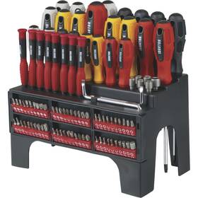 5948511 Ironton Screwdriver Bit Set With Storage Rack 100-pc