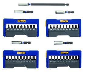 1899932 Irwin Impact Driver Bit Set 41 Pc Holder With Extension Chn